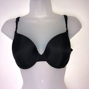 Victoria's Secret Black Demi Bra 34D‎ Goth